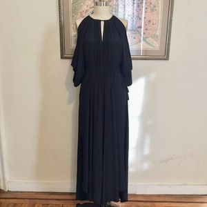 Calypso St Barth Navy Maxi Dress, Size Medium